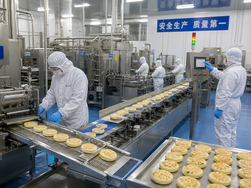 馅饼生产线核心设备清单与产能配置方案