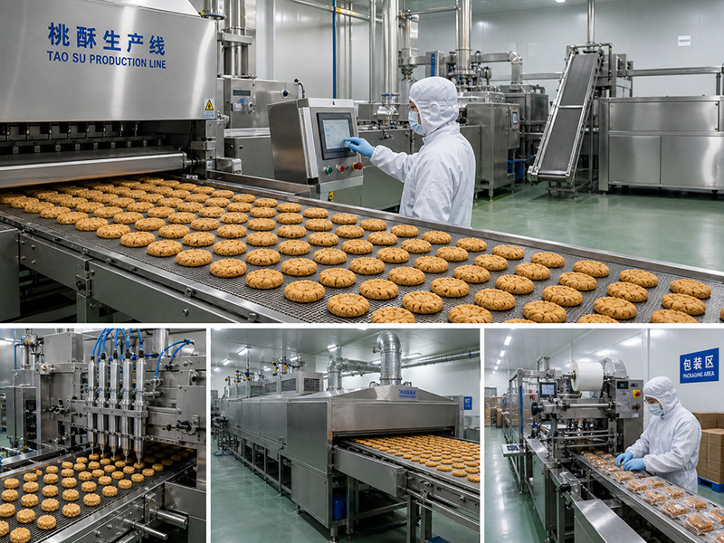桃酥生产线核心设备清单与产能配置方案